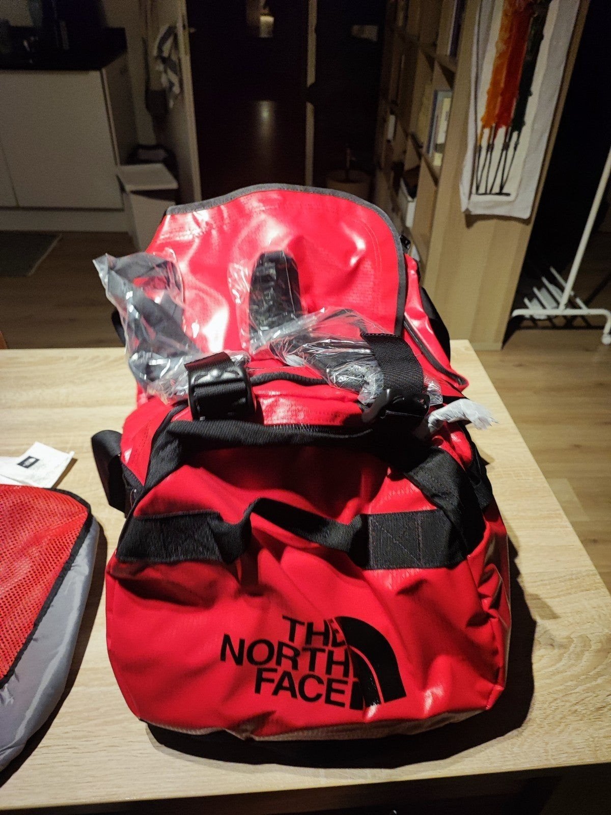The North Face Base Camp Duffel - Maat L - Rood, Sieraden, Tassen en Uiterlijk, Tassen | Reistassen en Weekendtassen, Ophalen of Verzenden