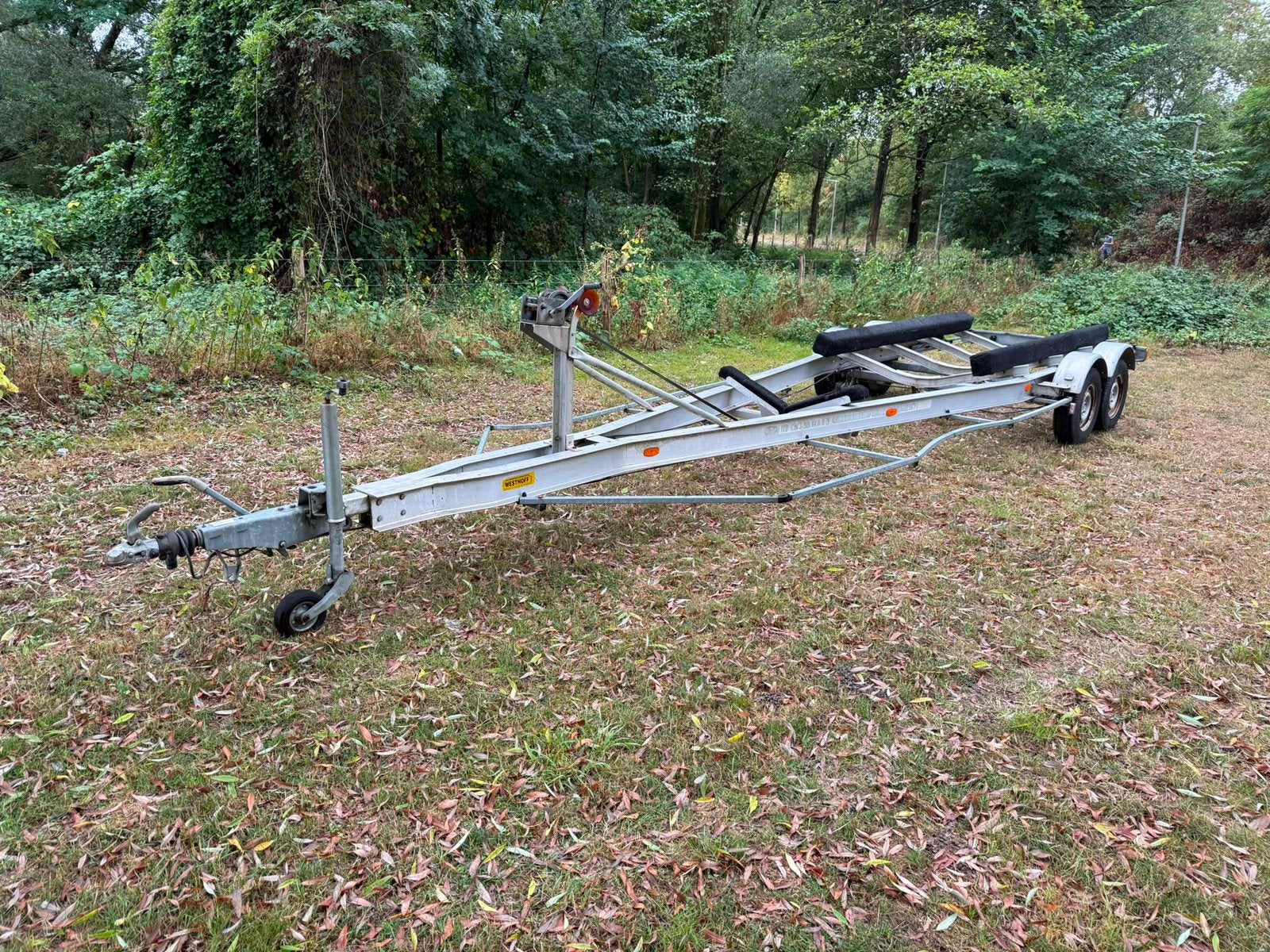 Westhoff Marlin 3000 kg met Nederlandse kenteken aluminium, Watersport en Boten, Ophalen, Gebruikt, 1500 tot 3000 kg, 6 tot 9 meter