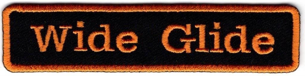 Harley Davidson Wide Glide patch embleem #1, Verzenden, Nieuw