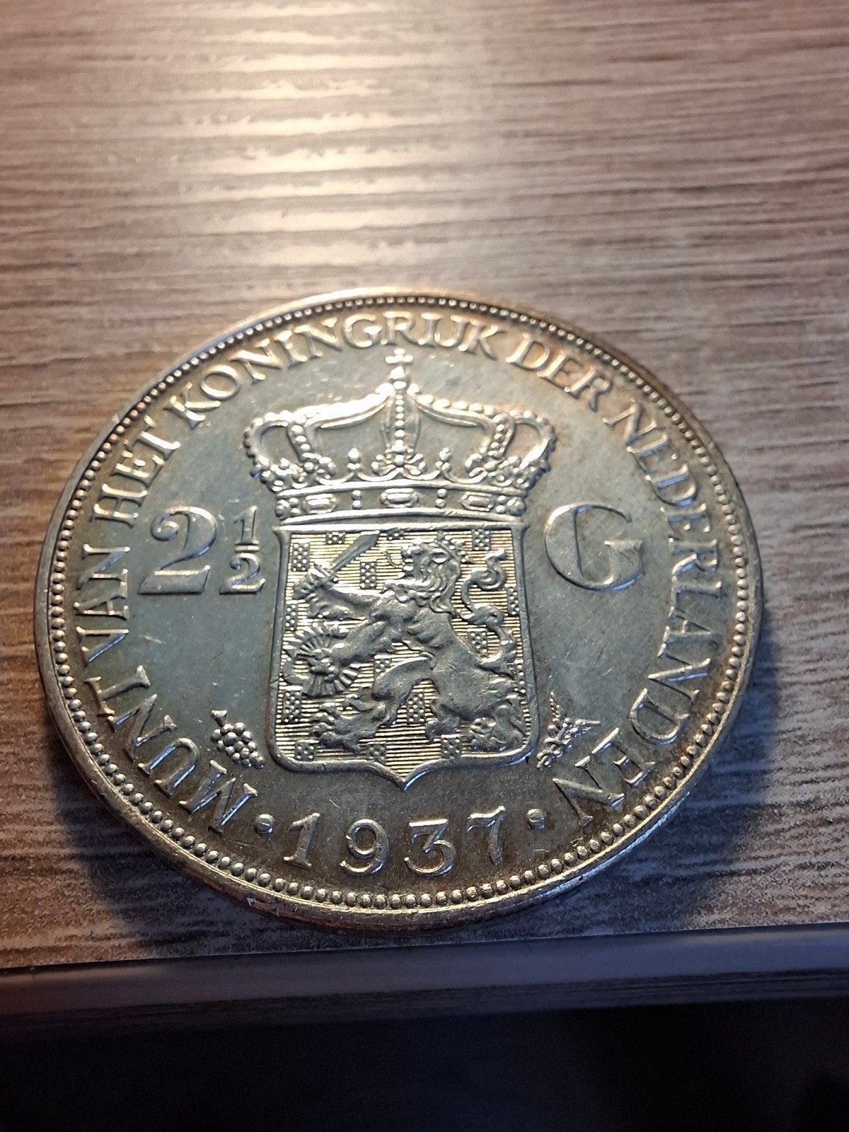 Rijksdaalder 1937 | Wilhelmina | Mooie munt, Postzegels en Munten, Zilver, Ophalen of Verzenden, Koningin Wilhelmina, Losse munt