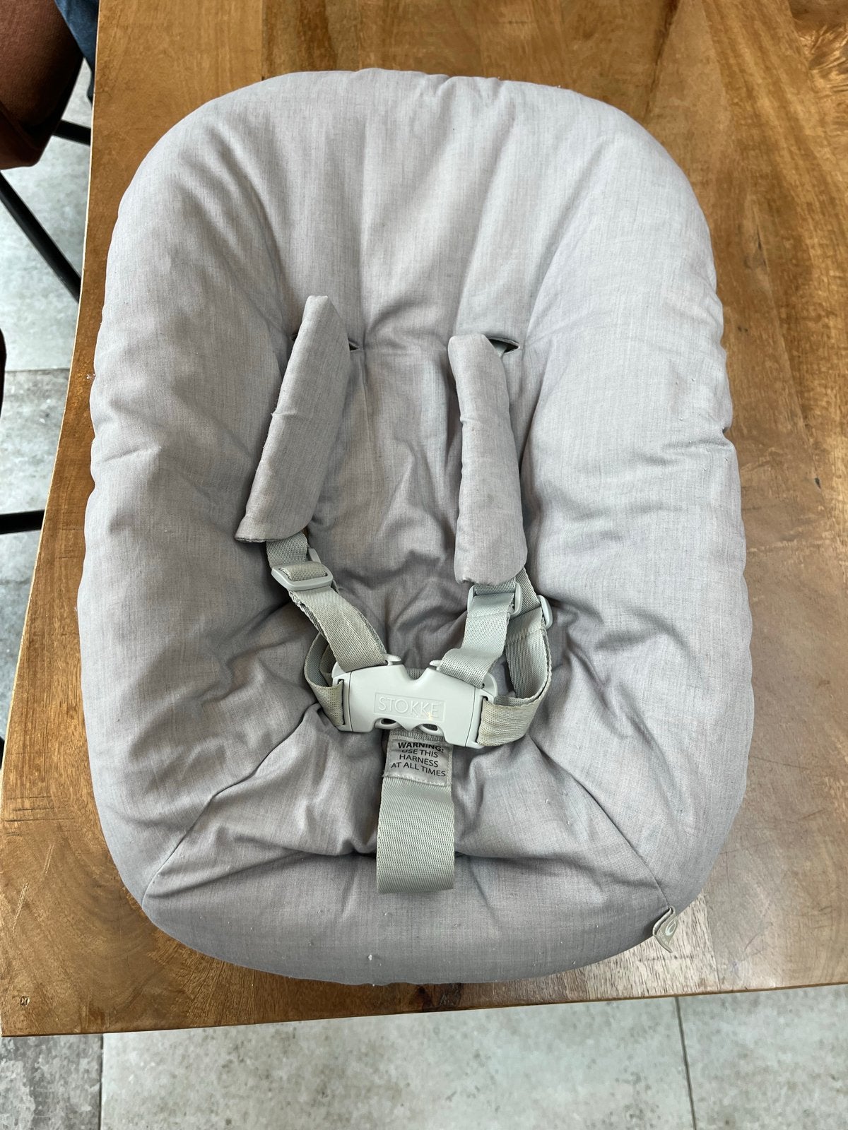 Stokke Tripp Trapp Newborn Set Grijs, Kinderen en Baby's, Kinderstoelen, Ophalen, Gebruikt, Overige typen, Gordel(s)