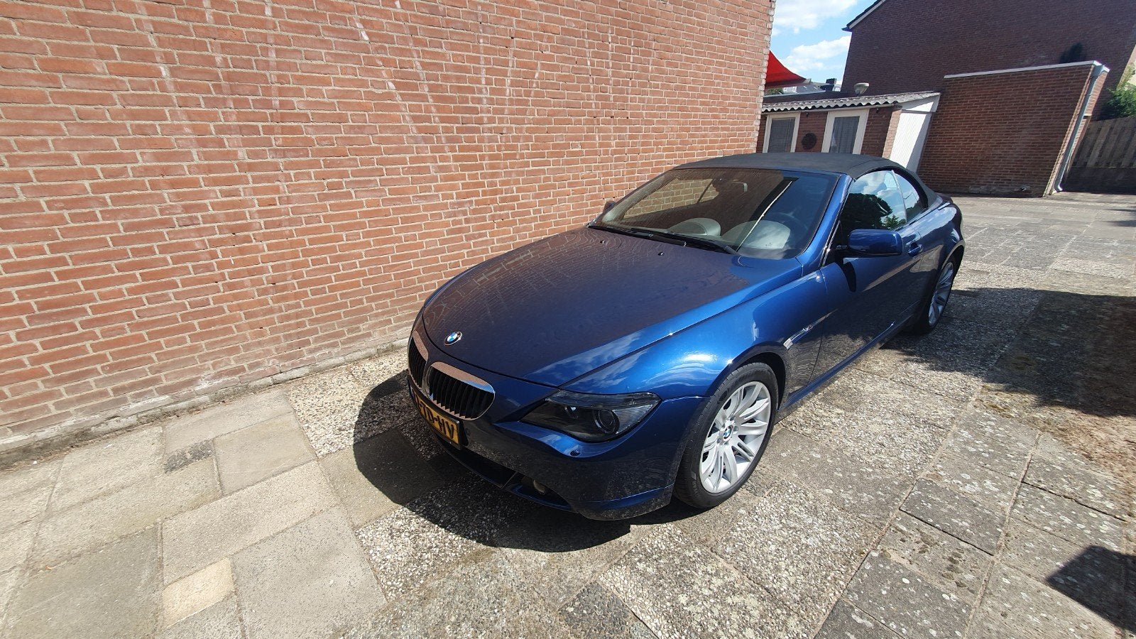 BMW 6-Serie 3.0 CI 630 Cabrio AUT 2005 Blauw, Auto's, Automaat, Achterwielaandrijving, 1675 kg, 2996 cc