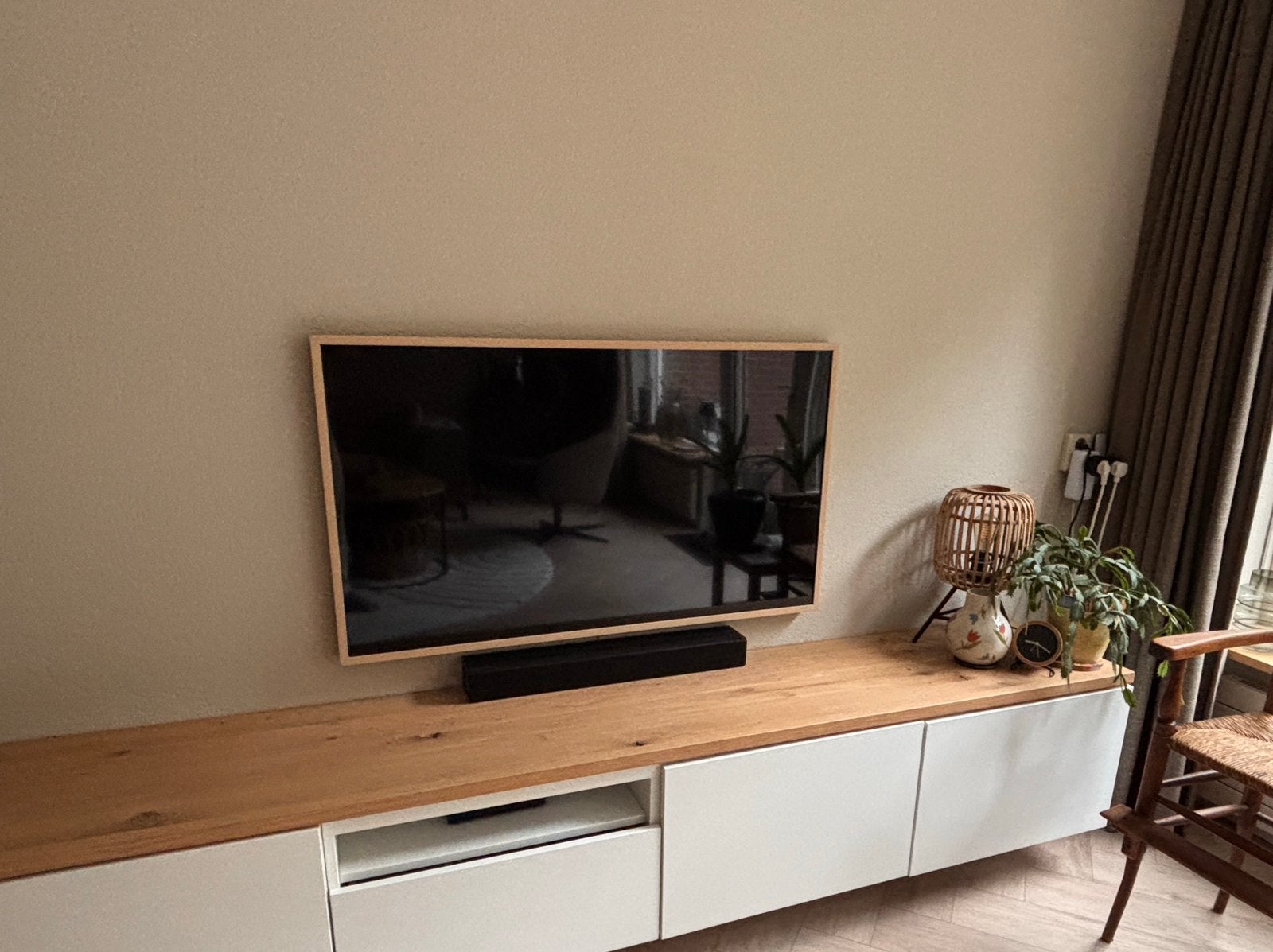 Televisie Samsung The Frame 49 inch/ 124cm, Ophalen, QLED, Zo goed als nieuw, 100 Hz