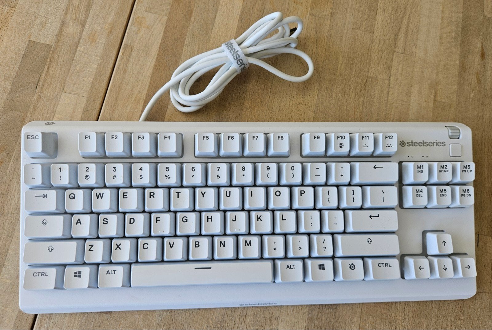 SteelSeries Apex 3 TKL White Gaming Toetsenbord Bedraad, Verlichte toetsen, Ophalen of Verzenden, Qwerty, Bedraad