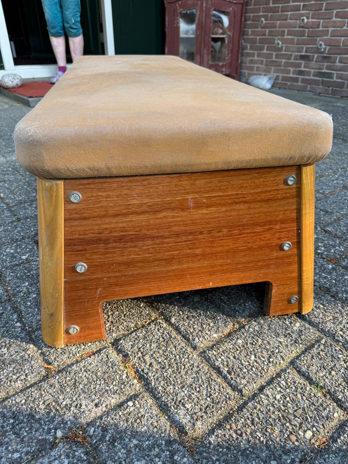 Vintage Turnbank / Gymbank - Holland, Antiek en Kunst, Antiek | Meubels | Stoelen en Banken, Ophalen