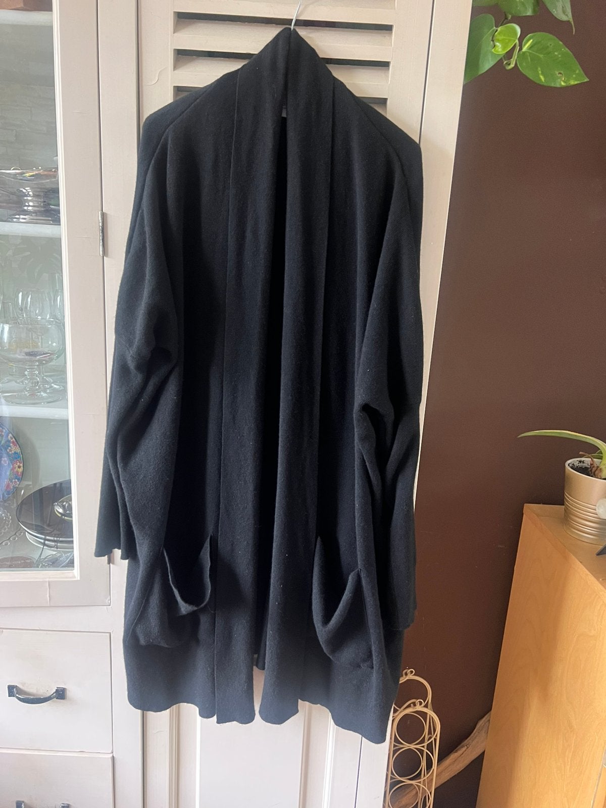 Prachtig zwart vest met zakken, Ophalen of Verzenden, Zo goed als nieuw, Zwart