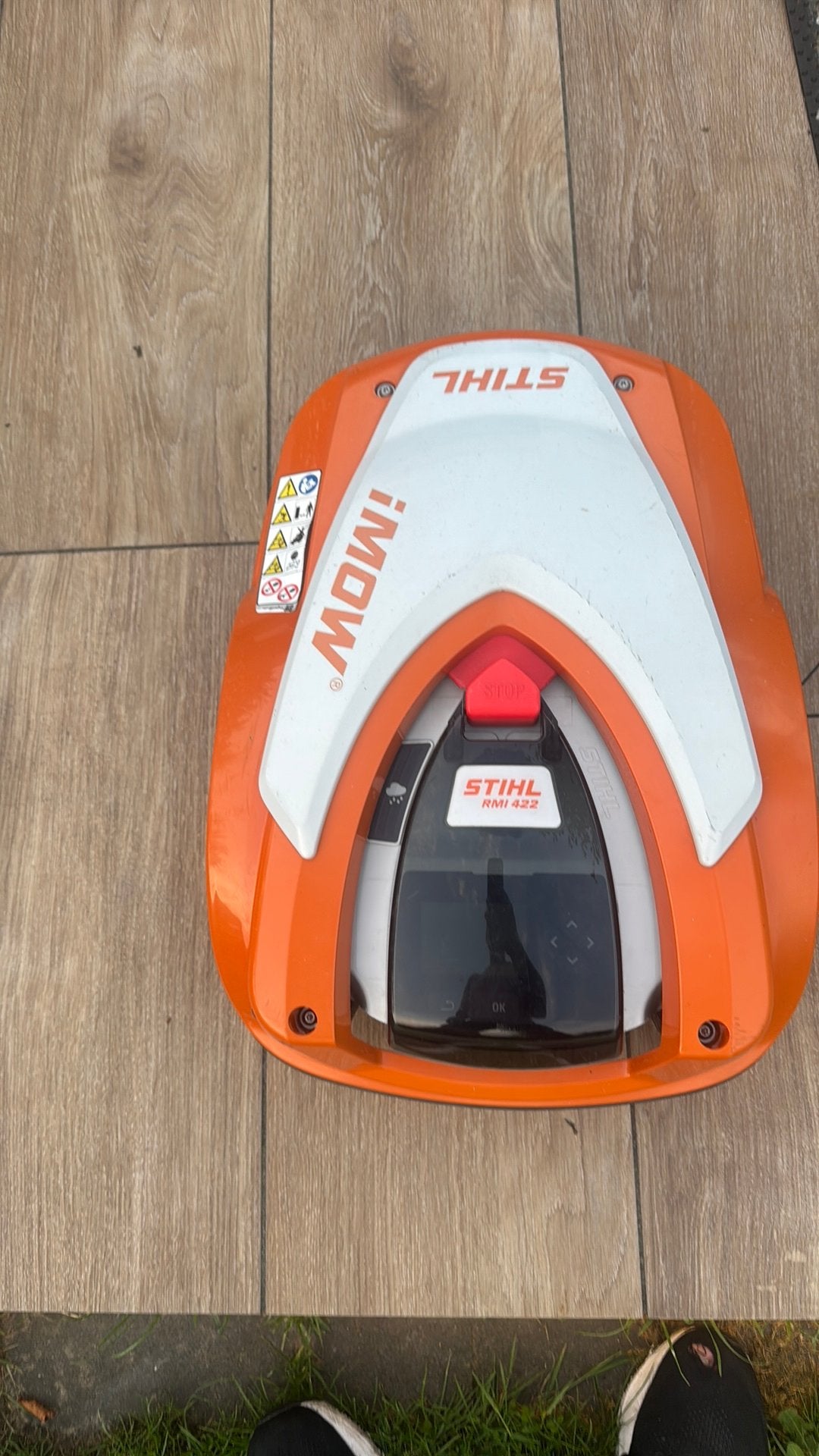 Stihl IMOW RMI 422, Ophalen of Verzenden, Zo goed als nieuw, 20 tot 25 cm