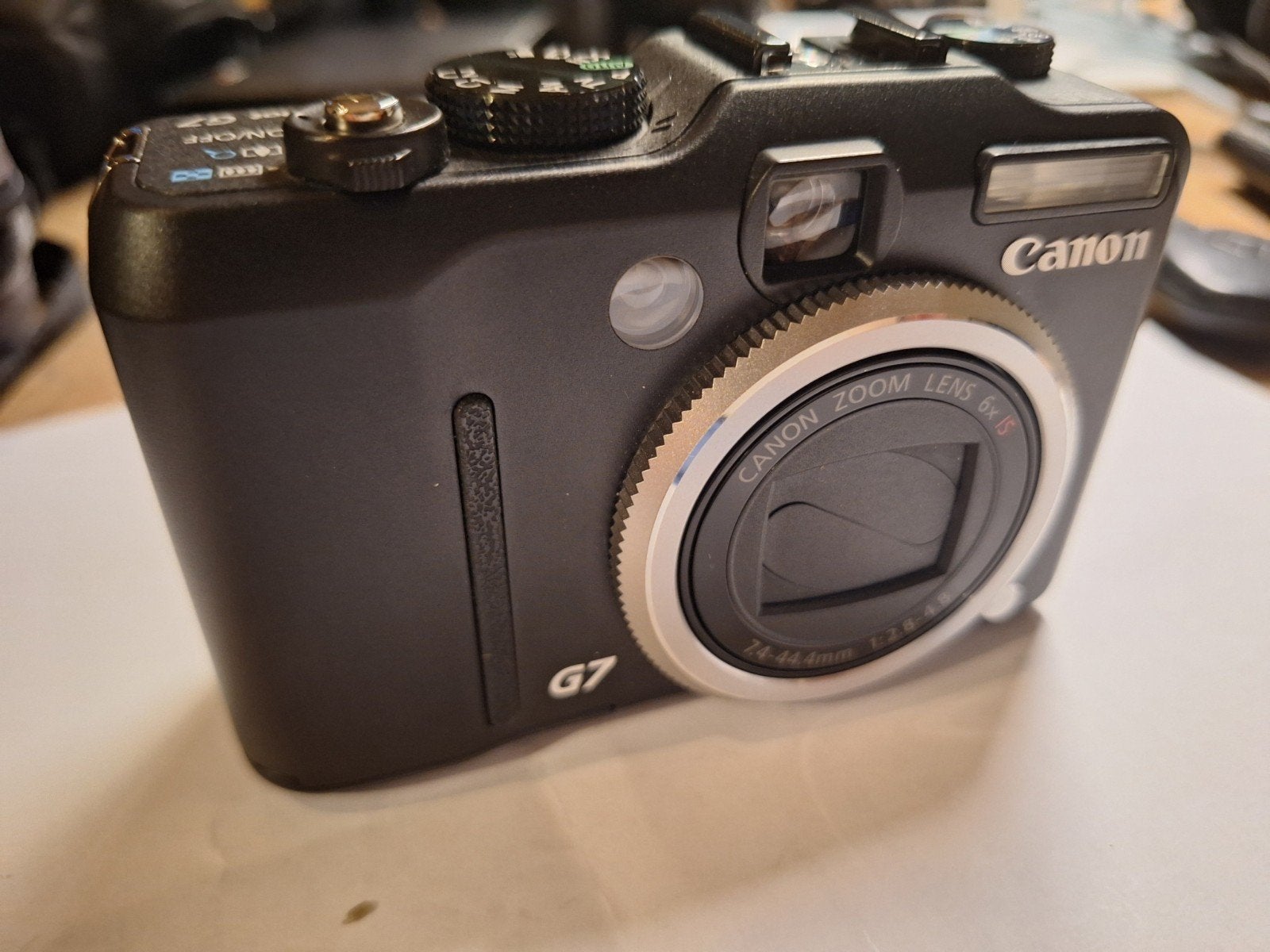 Canon PowerShot G7 Compactcamera met batterijlader en hoesje, Audio, Tv en Foto, Fotocamera's Digitaal, Ingebouwde flitser, Canon