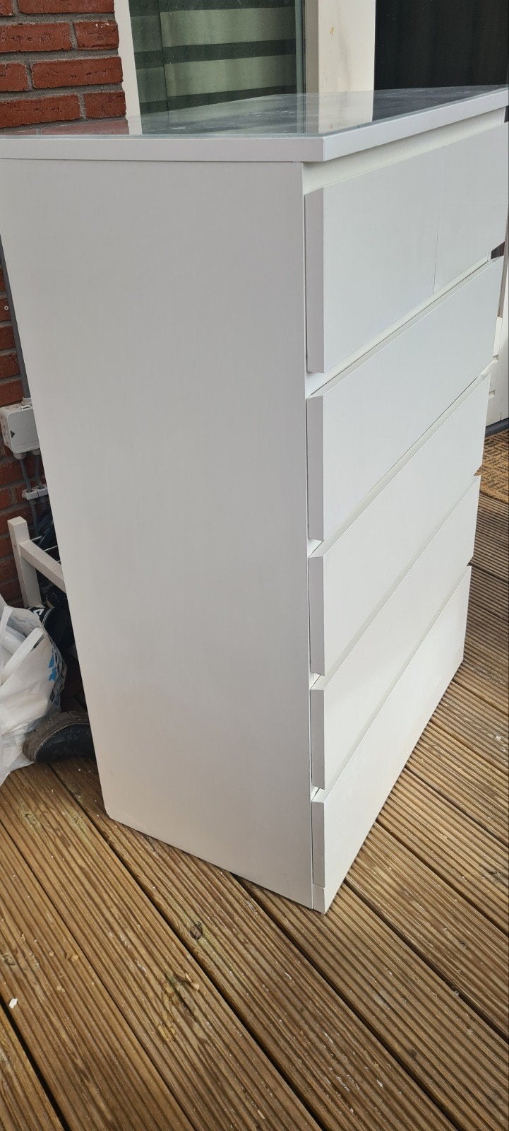mooie ikea malm ladekast met 6 lades, Ophalen, 5 laden of meer, 50 tot 100 cm, Zo goed als nieuw