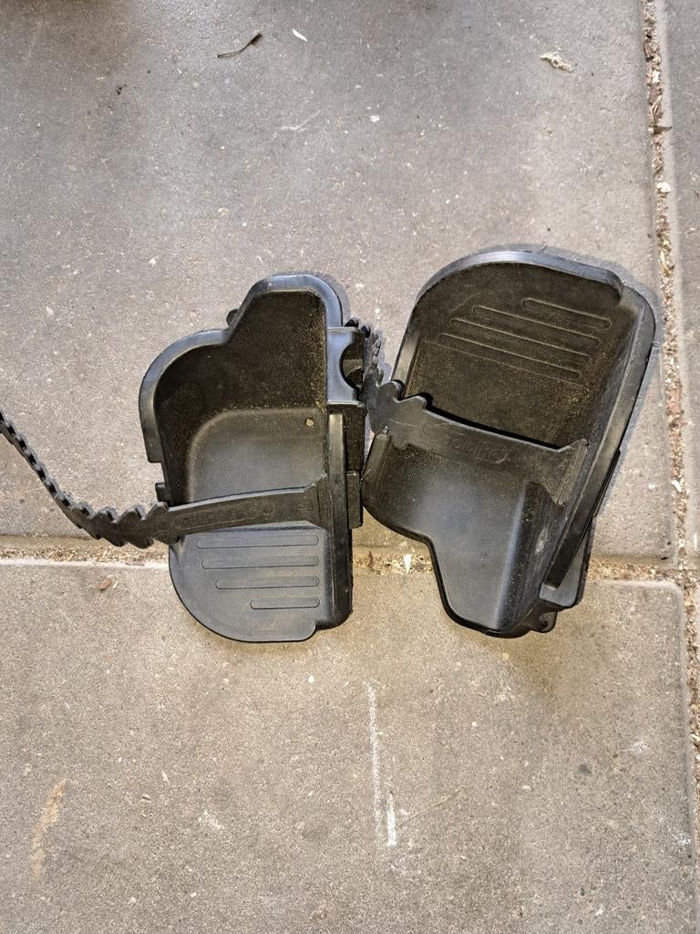 Voetsteuntjes voor kinderzitje fiets, Ophalen, Gebruikt, Voetsteuntjes