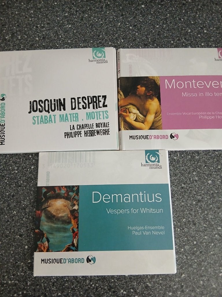 3x HARMONIA MUNDI - MUSIQUE D'ABORD, Ophalen of Verzenden, Gebruikt, Overige typen