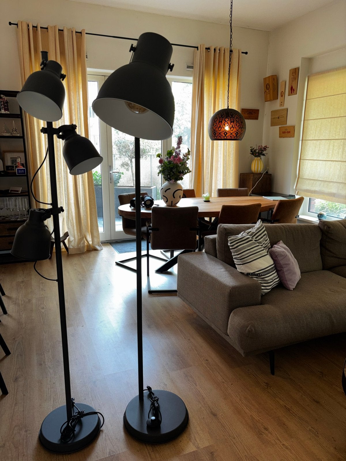 IKEA HEKTAR lampen - Industriële look voor je woning, Gebruikt, Grijs, Industrieel, IKEA
