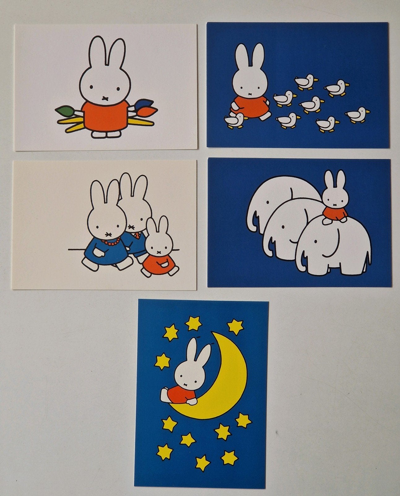 5 Nieuwe Nijntje ansichtkaarten Art Unlimited - prima staat, Verzamelen, Ansichtkaarten | Themakaarten, Verzenden