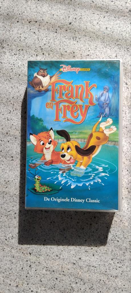 Disney Classic: Frank en Frey - Videoband (VHS), Alle leeftijden, Ophalen of Verzenden, Gebruikt, Tekenfilm
