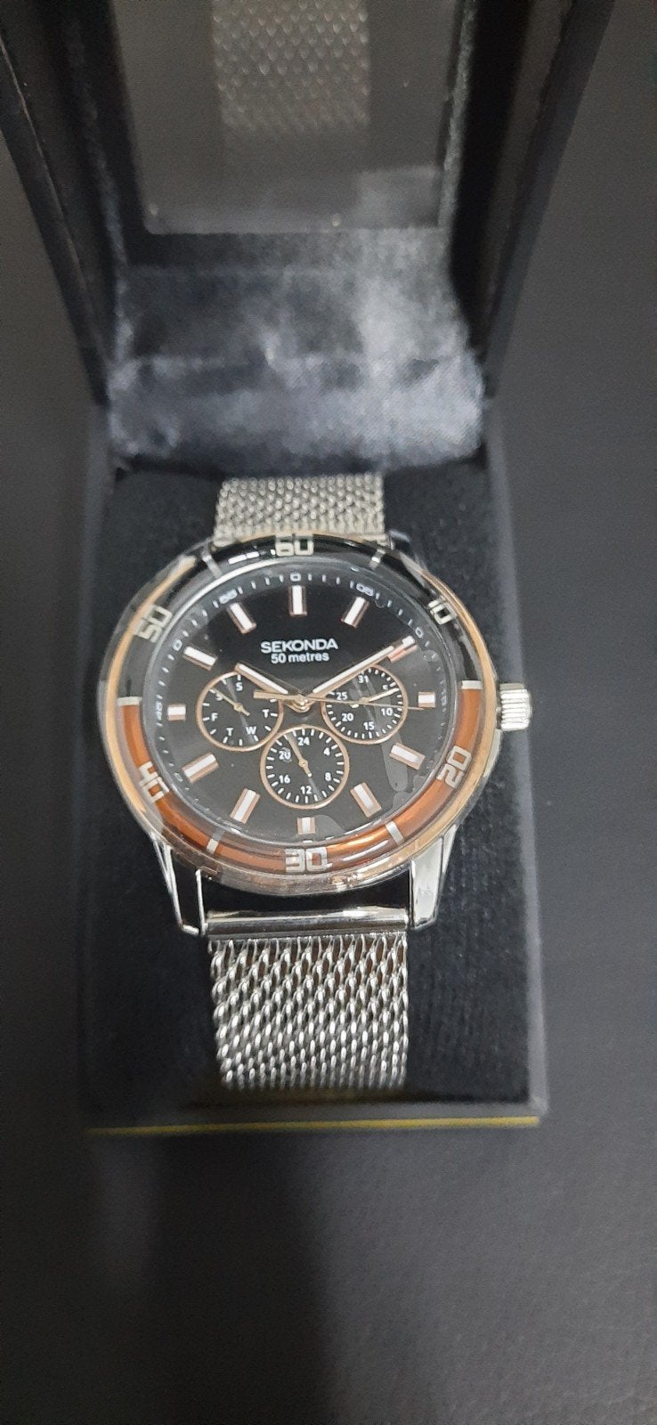 Sekonda Herenhorloge - Nieuw in Doos, Model 1841, Sieraden, Tassen en Uiterlijk, Horloges | Heren, Overige merken, Staal, Staal