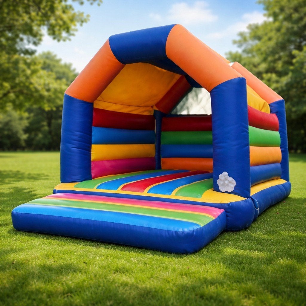 springkussen 5x4 meter te huur €65, Ophalen, Zo goed als nieuw, Overige