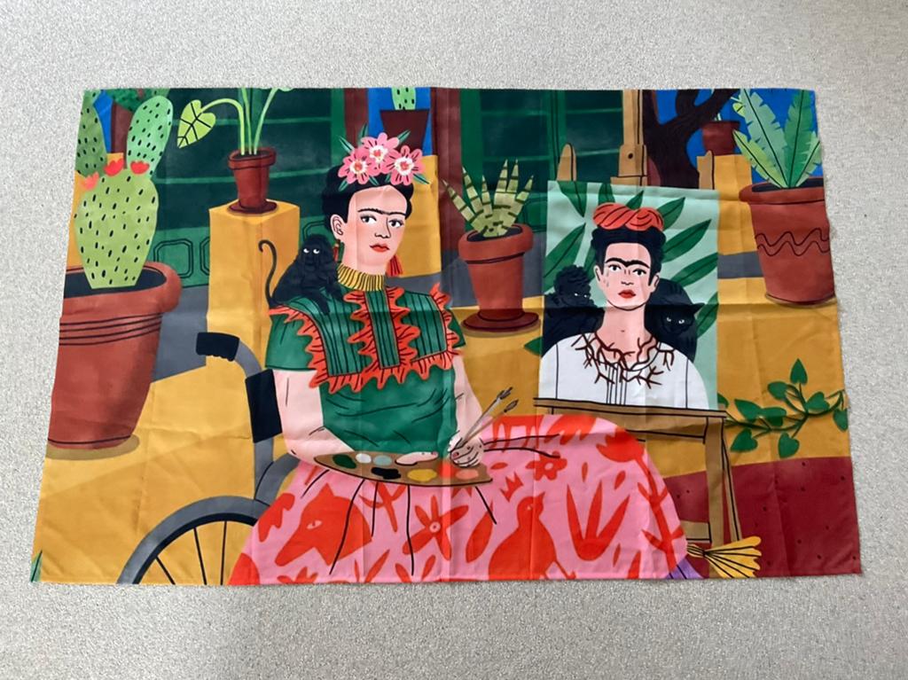 Frida Kahlo tafelkleed cq wandkleed 90cmx140cm, erg mooi, Ophalen of Verzenden, Nieuw