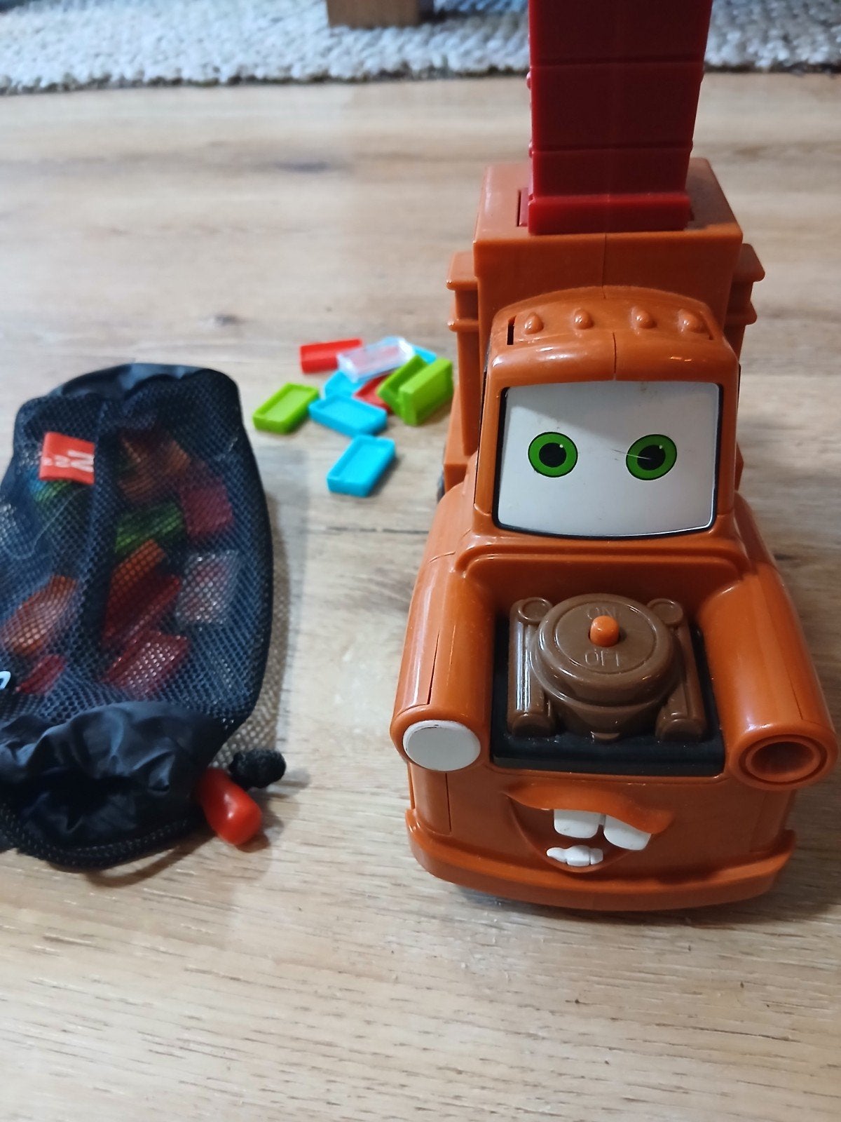 Takel domino spel, Ophalen, Gebruikt