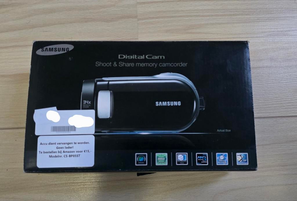Samsung VP-MX20, 20x of meer, Ophalen of Verzenden, Zo goed als nieuw, Samsung