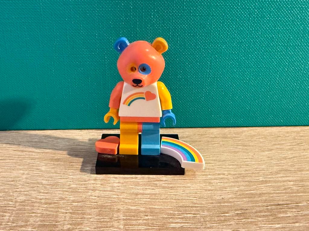 LEGO CMF Serie 19: Bear Costume Guy, Ophalen of Verzenden, Zo goed als nieuw, Complete set, Lego