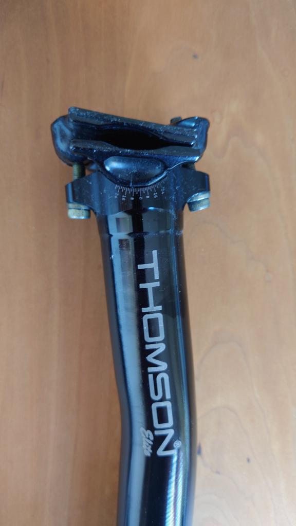 Thomson Elite zadelpen 31,6mm – 7000-alu – setback 16mm, Ophalen of Verzenden, Zo goed als nieuw
