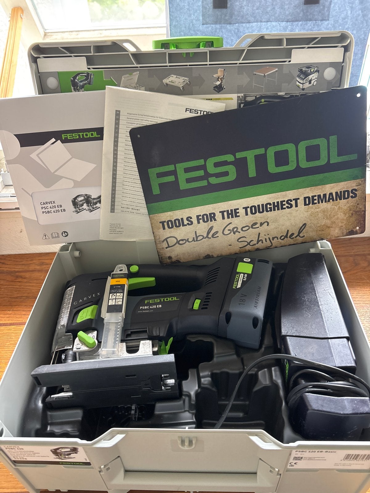 Festool Carvex PSBC 420 EB, ook PSC 420, accu Decoupeerzaag, Ophalen of Verzenden, Nieuw, Zaag, Festool