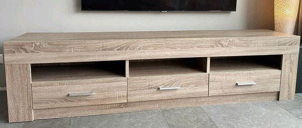 TV-meubel met lades + ruimte voor audio/video/dvd apparatuur, Huis en Inrichting, Kasten | Televisiemeubels, Ophalen of Verzenden