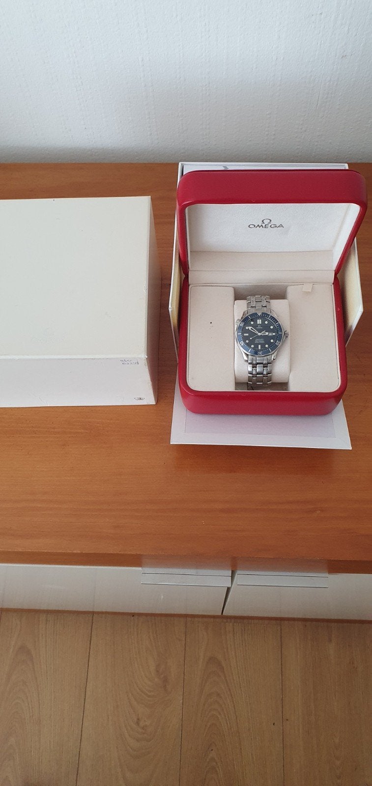 Omega Seamaster Professional 300m, Quartz stainless steel, Staal, Staal, Ophalen of Verzenden, Zo goed als nieuw