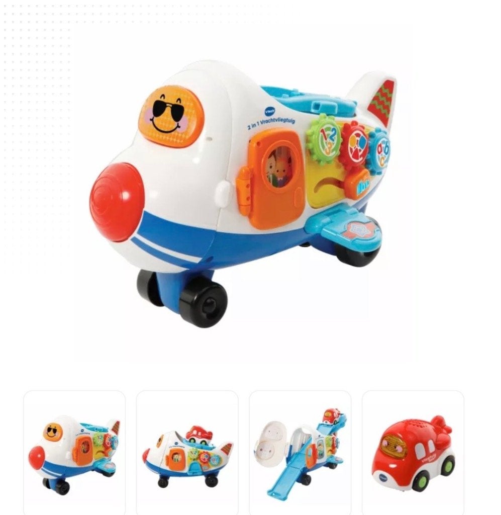 VLIEGTUIG  VTECH, Verzenden, Zo goed als nieuw, 6 maanden tot 2 jaar