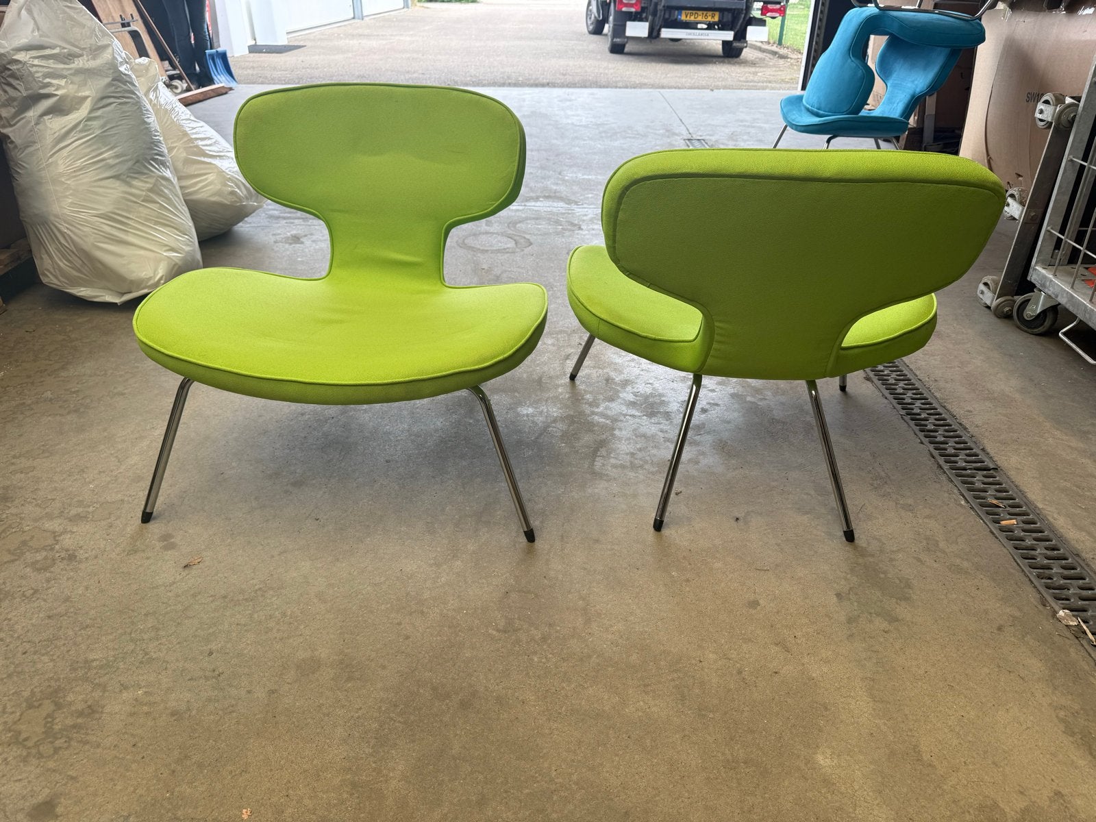 2x Artifort Libel, Ophalen of Verzenden, Gebruikt, 75 tot 100 cm, 50 tot 75 cm