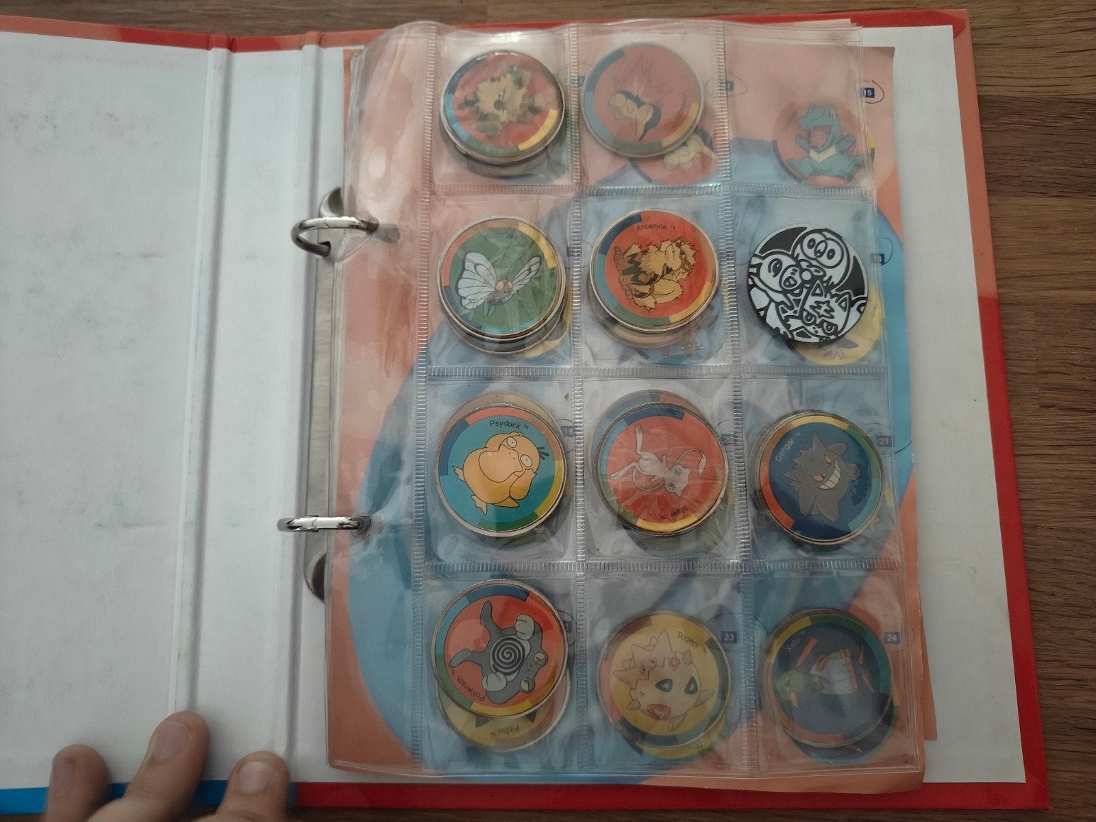 Pokémon Muntenmap met diverse munten, Ophalen of Verzenden