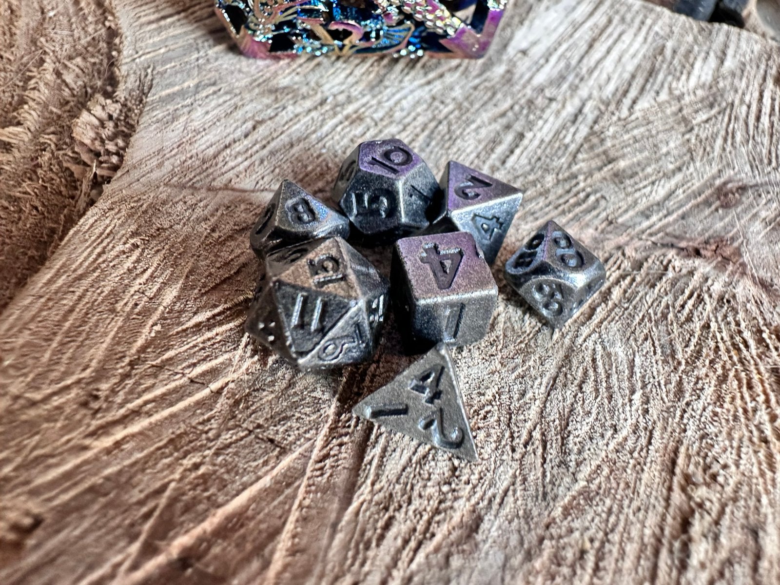 DND dice / XL dobbelsteen / reis dobbelstenen / RPG / metal, Ophalen of Verzenden, Nieuw, Overige soorten