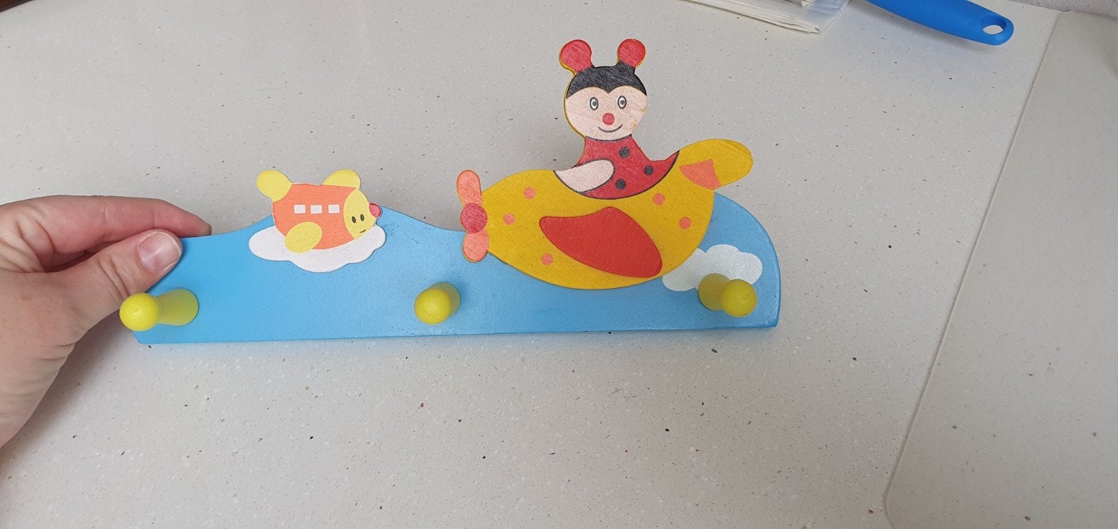 Leuke houten kinderkapstok, Gebruikt, Ophalen of Verzenden, Minder dan 100 cm, Kinderkapstok