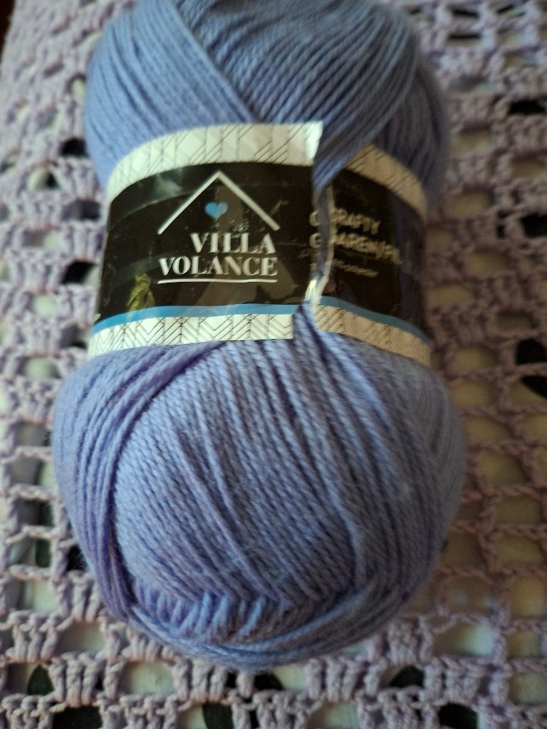 Villa volance paars, Ophalen, Gebruikt, Breien of Haken, Wol of Garen