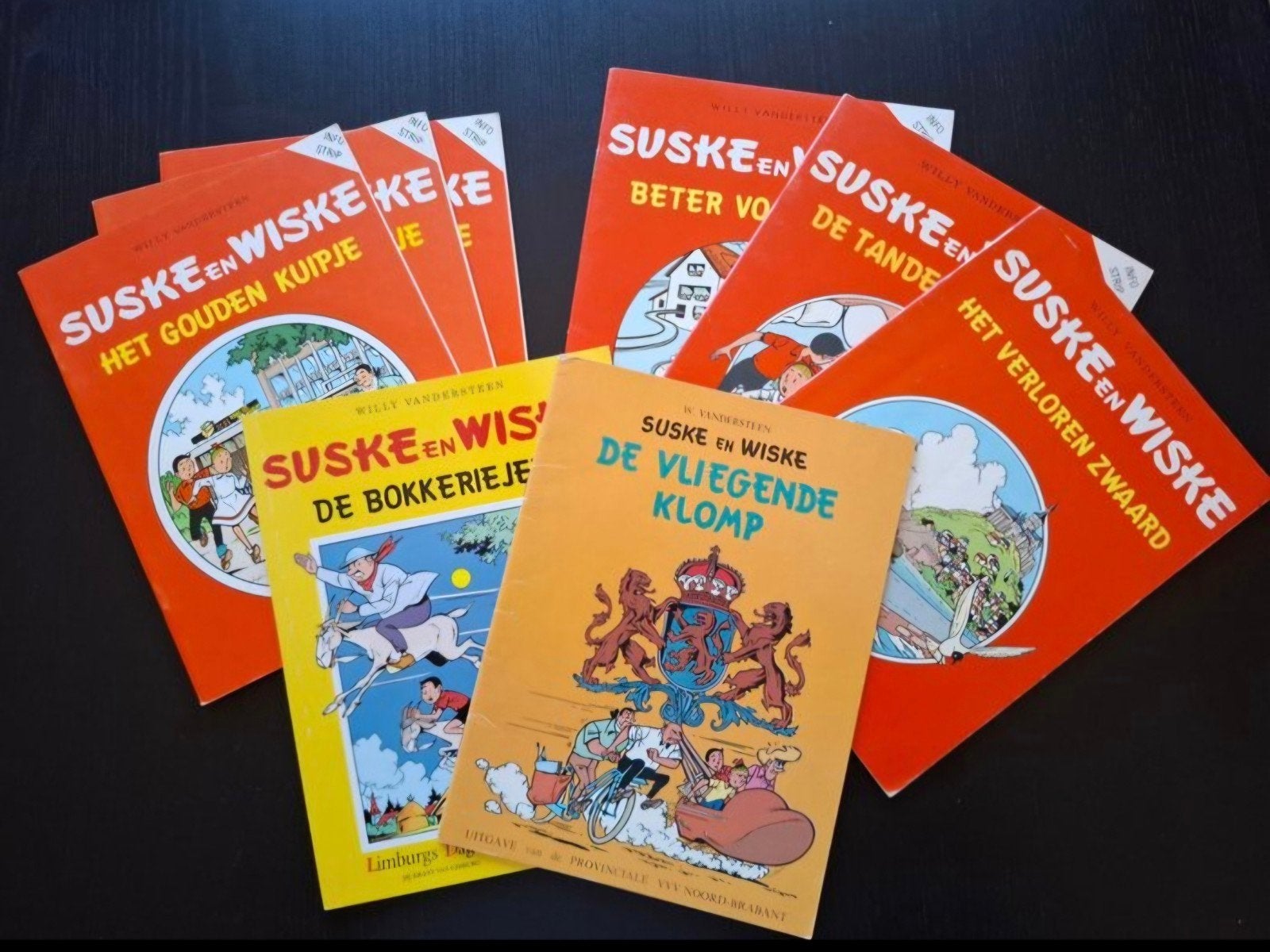 Suske en Wiske diverse titels 8 speciale uitgaven 1975/1997, Gelezen, Verzenden, Meerdere stripboeken, Willy Vandersteen / Paul Geerts