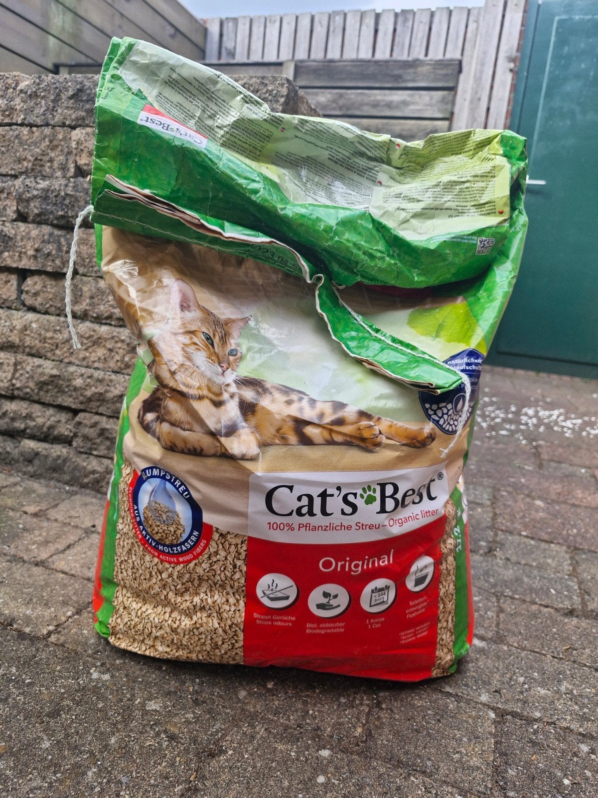 Cat's Best Original Kattenbakvulling, Dieren en Toebehoren, Ophalen, Gebruikt