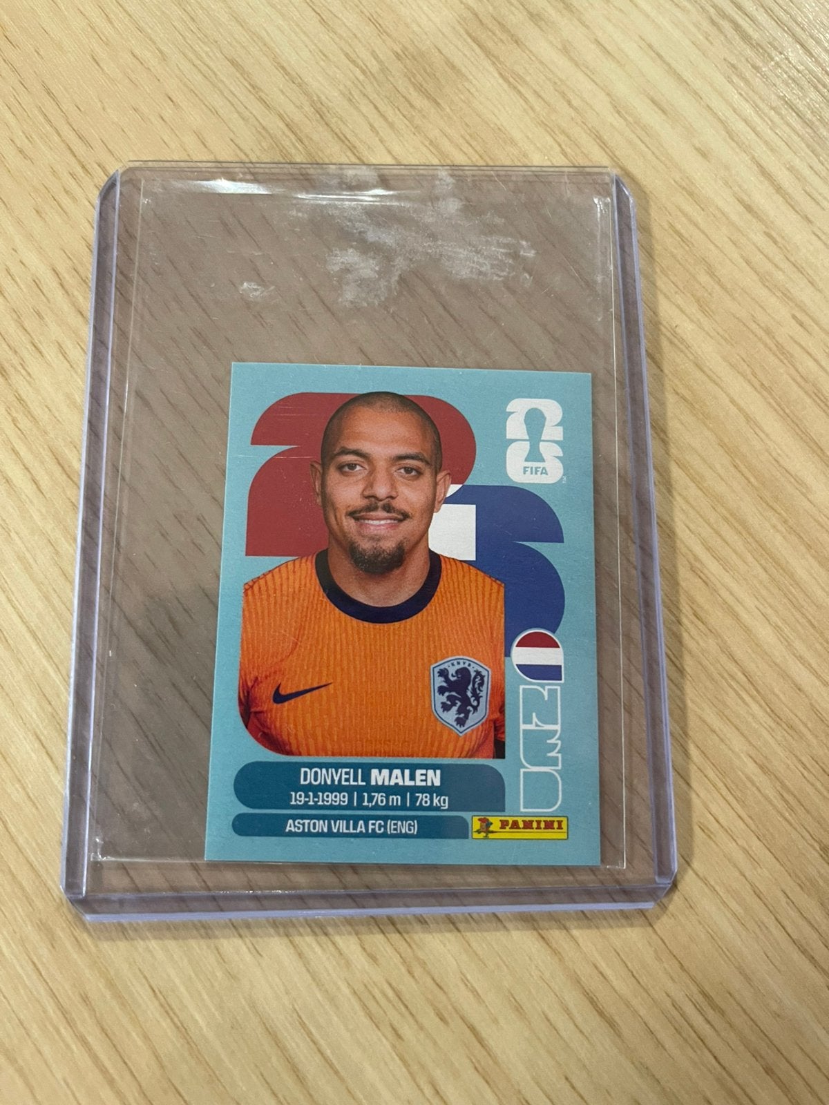 Donyell Malen WK 2026 Panini Nederlands elftal, Ophalen of Verzenden, Zo goed als nieuw, Sticker