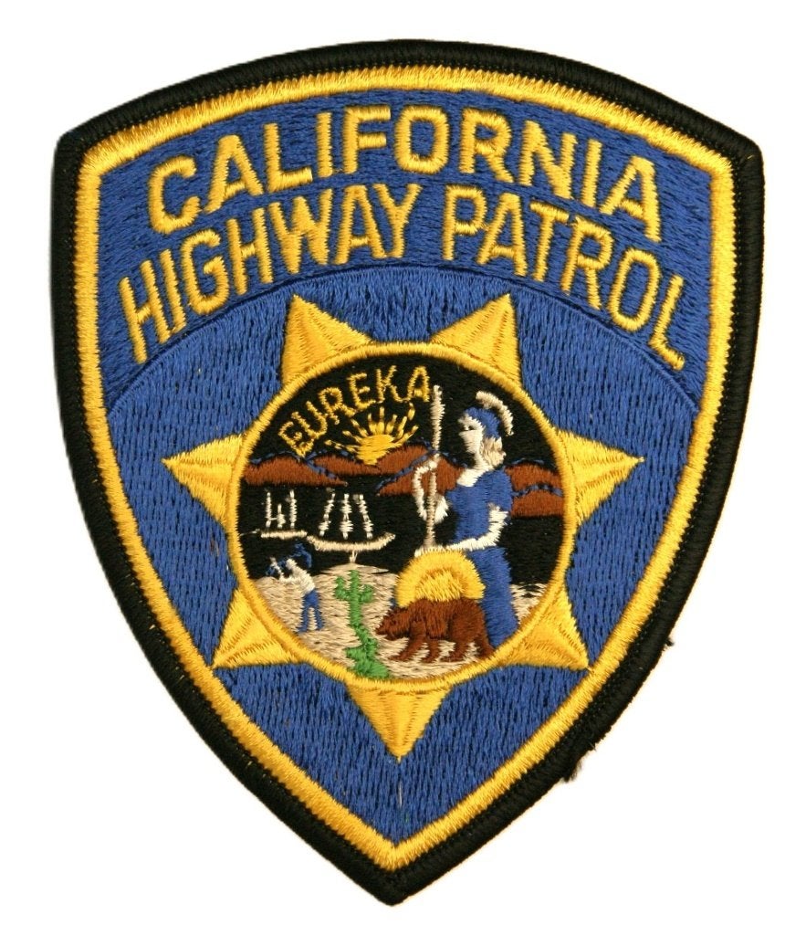 Patch / Embleem USA Police California Highway Patrol, Ophalen of Verzenden, Marechaussee, Amerika, Embleem of Badge