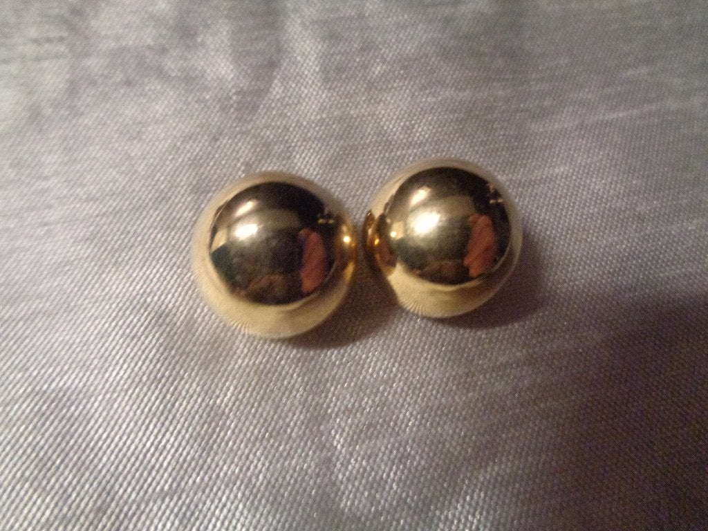 goudkleurige vintage clips nr or 5409, Sieraden, Tassen en Uiterlijk, Oorbellen, Ophalen of Verzenden, Nieuw, Goud, Overige materialen