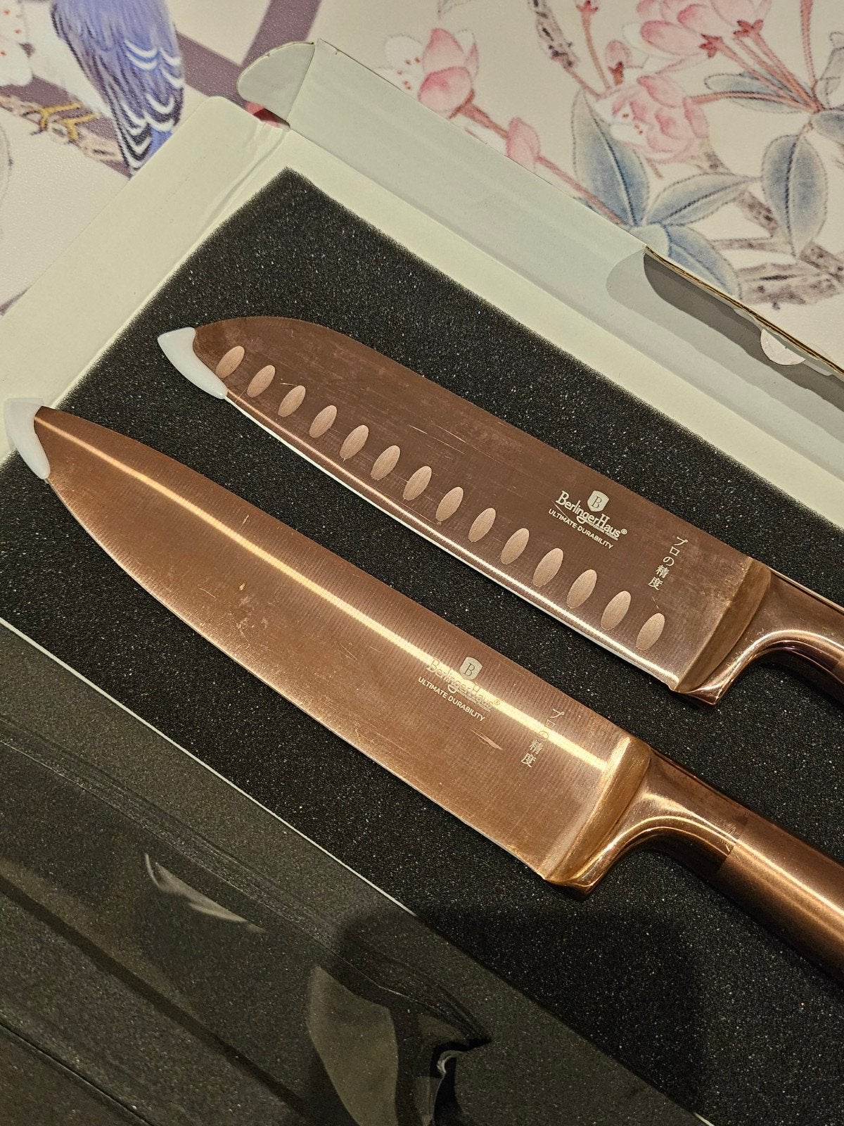 Berlinger Haus Stalen Messen Rose Goud - Set van 2, Ophalen, Zo goed als nieuw, Metaal