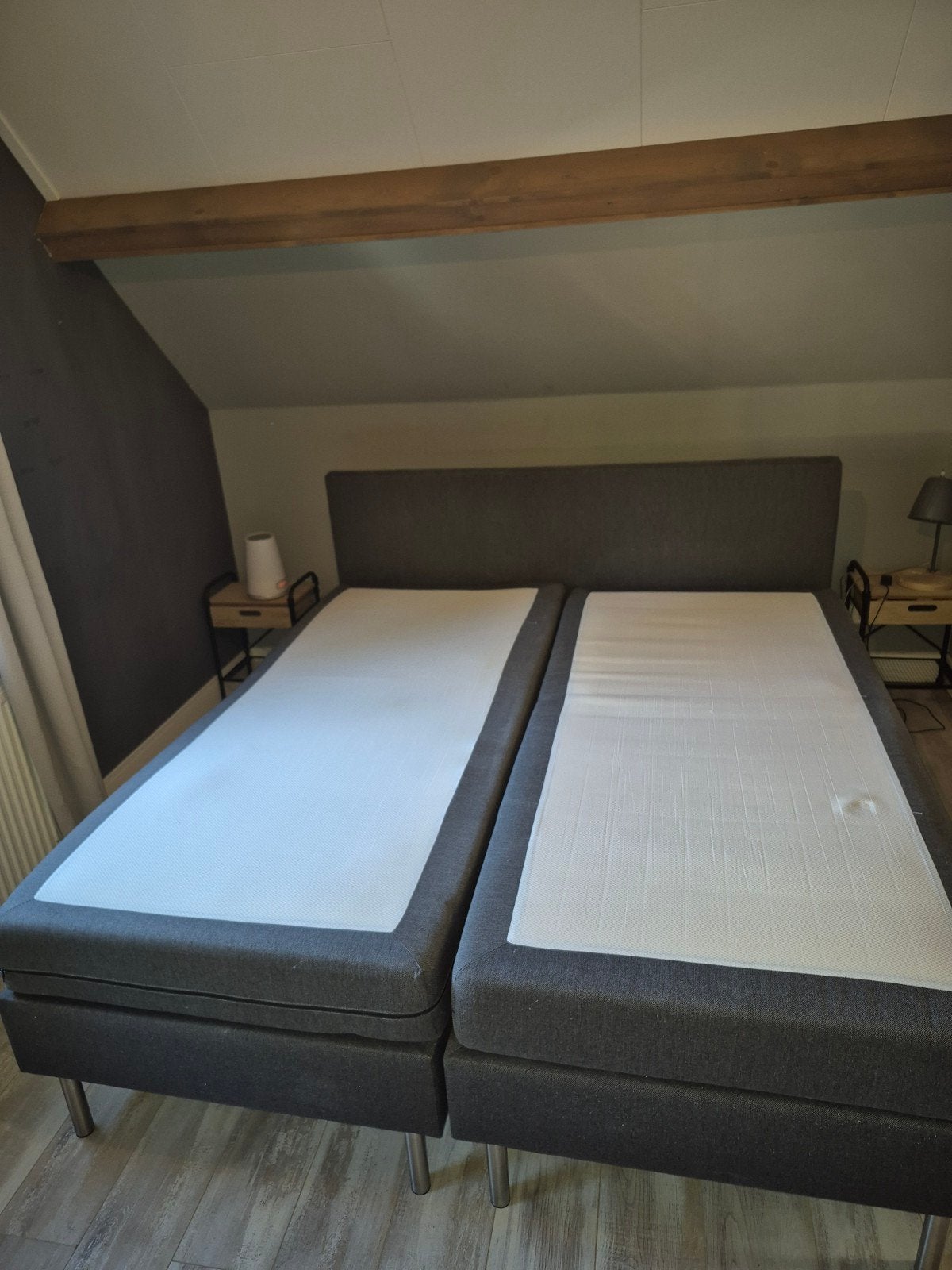 tweepersoons boxspring bed, Huis en Inrichting, Slaapkamer | Bedden, Ophalen, Gebruikt, Tweepersoons, 180 cm