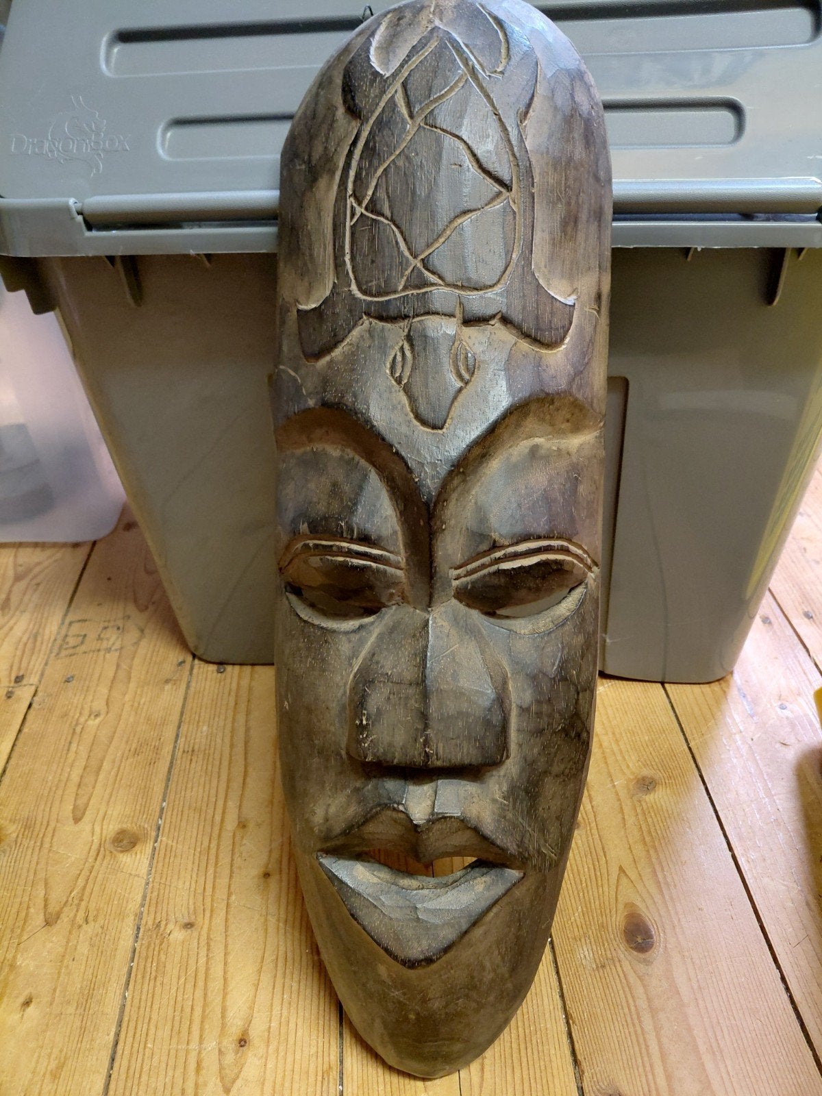 1 masker, Antiek en Kunst, Kunst | Niet-Westerse kunst, Ophalen