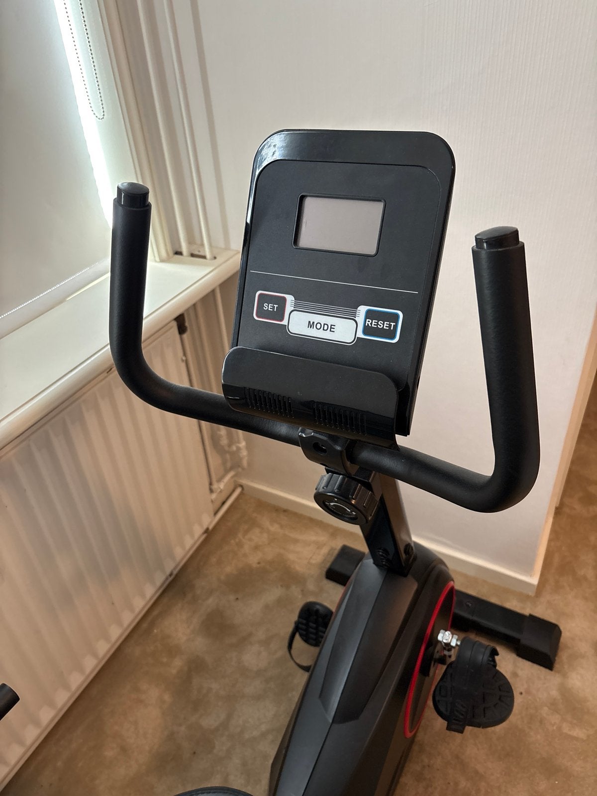 Hometrainer/Ligfiets met defecte rechtertrapper, Ophalen, Ligfiets, Gebruikt, Metaal