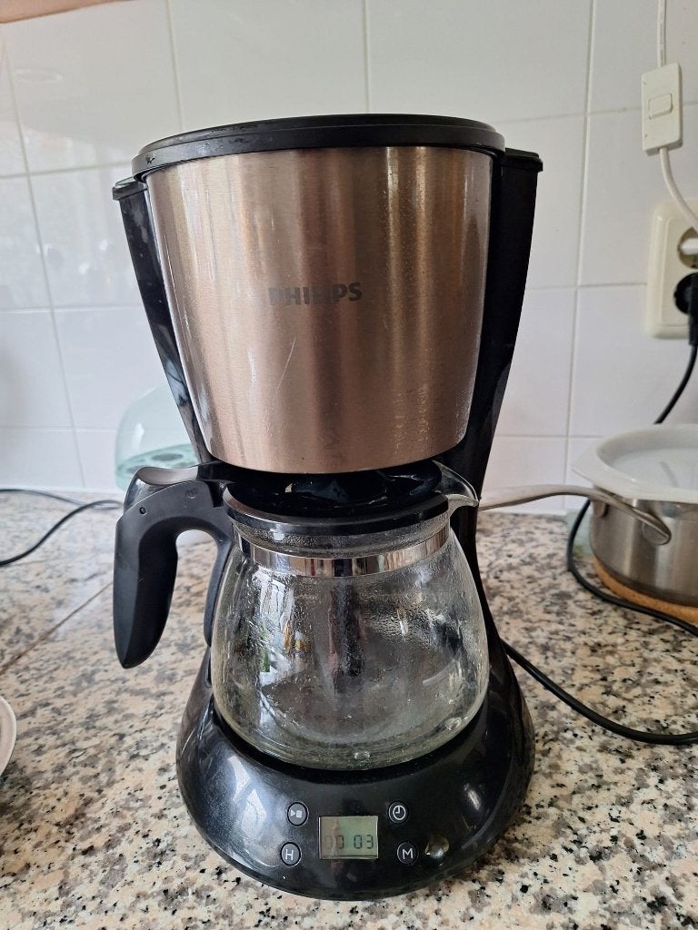 Philips koffiezetapparaatp Philips Daily HD7462 20, Gebruikt, Koffiemachine, Gemalen koffie, Ophalen of Verzenden
