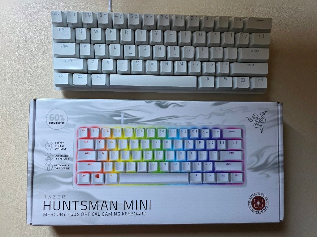 Keyboard (Razer Huntsman Mini), Computers en Software, Toetsenborden, Ophalen, Gaming toetsenbord, Zo goed als nieuw, Razer