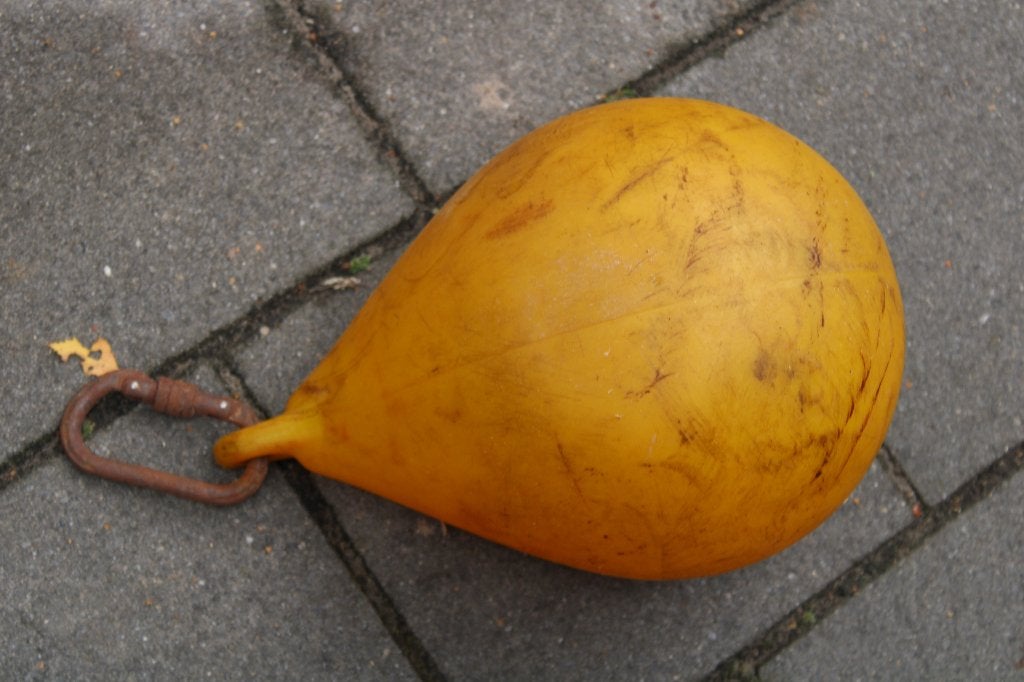 Ankerboei geel te koop., Ophalen, Gebruikt