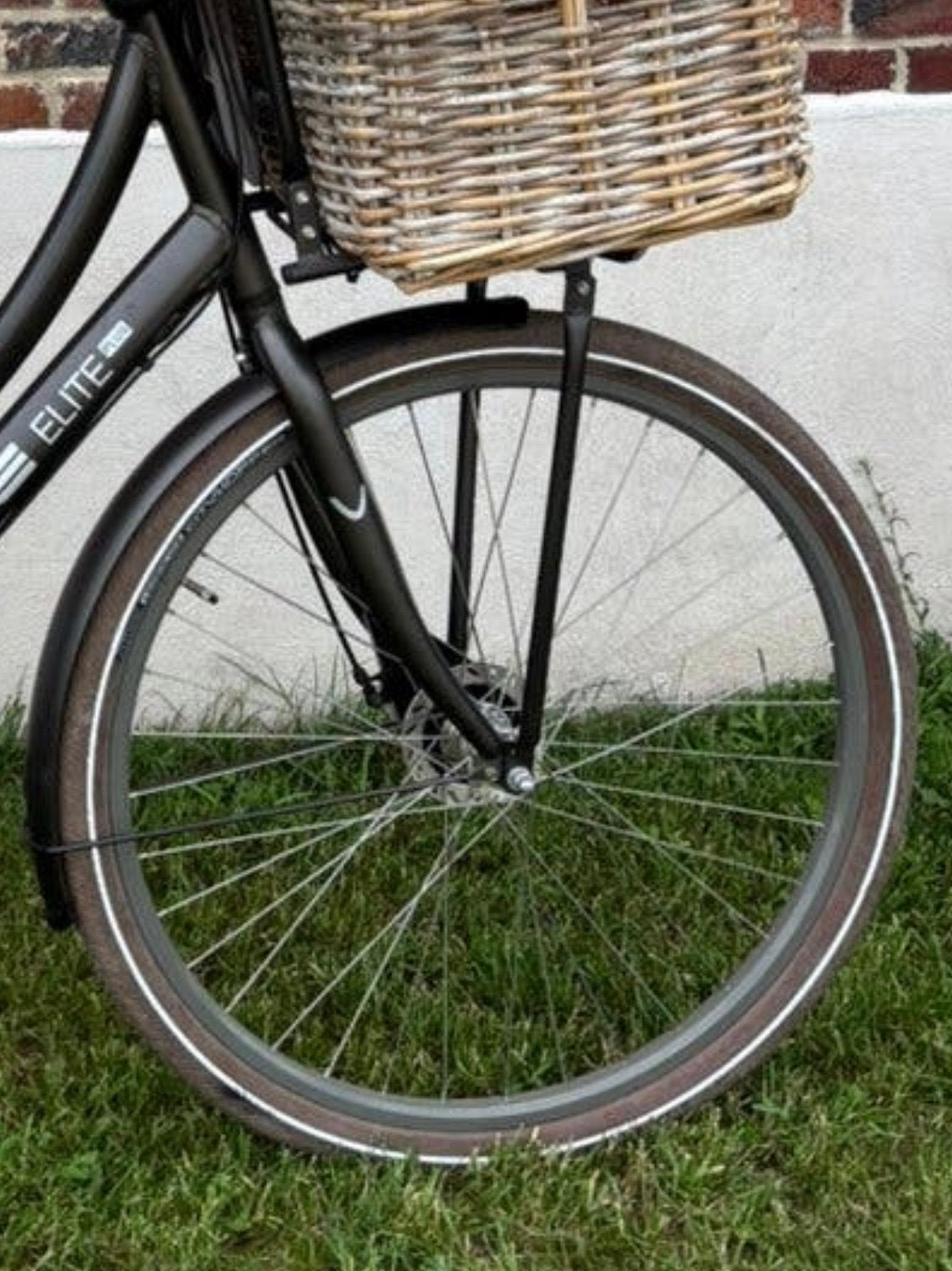 Vogue elite 28inch voorwiel met shimano rollerbrake, Ophalen, Gebruikt, Stadsfiets, Wiel