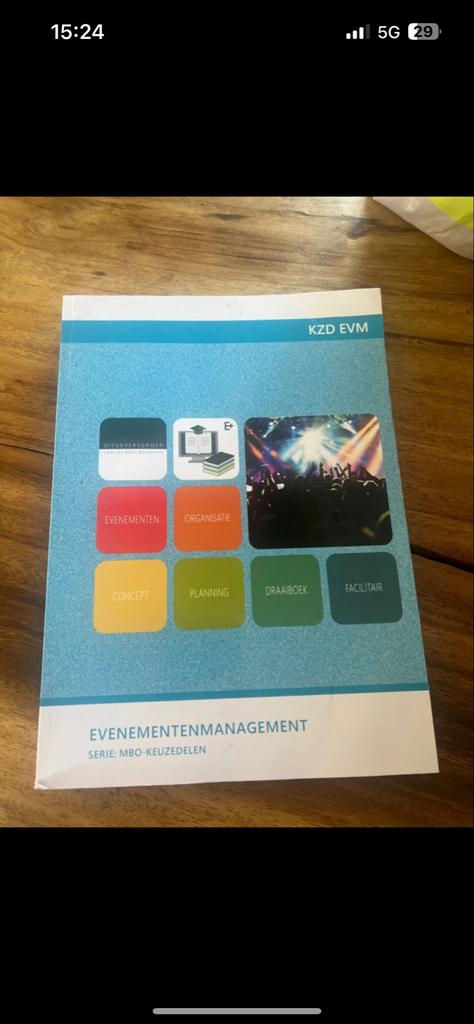 Evenementenmanagement MBO-keuzedelen, Ophalen of Verzenden, Gamma, Gelezen, MBO