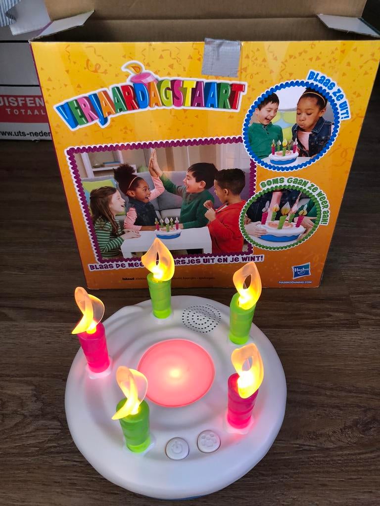 Spel verjaardagstaart, Ophalen of Verzenden, Zo goed als nieuw