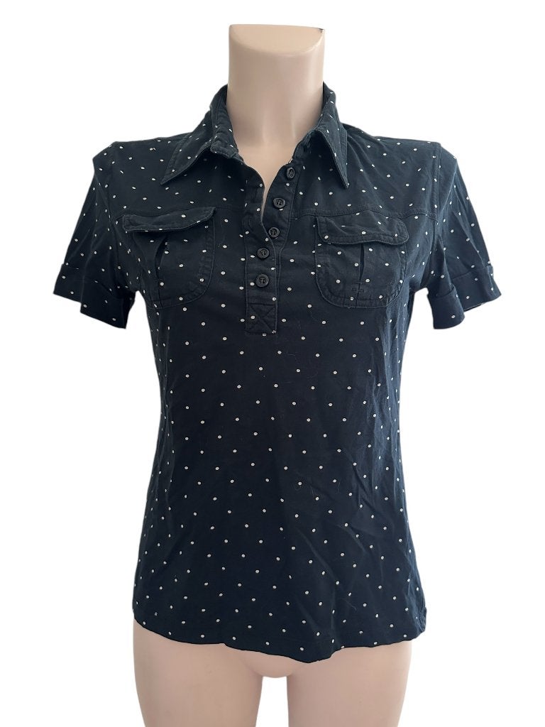 Thomas Burberry shirt S, Blauw, Ophalen of Verzenden, Zo goed als nieuw, Korte mouw
